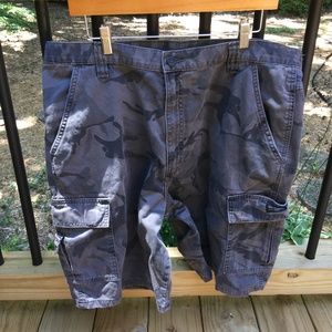 SOLD Wrangler Camo Cargo Shorts - 2 Pair